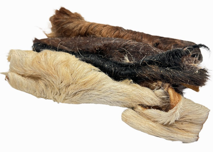 Lammehovedhud med pels 100% Naturligt 200g