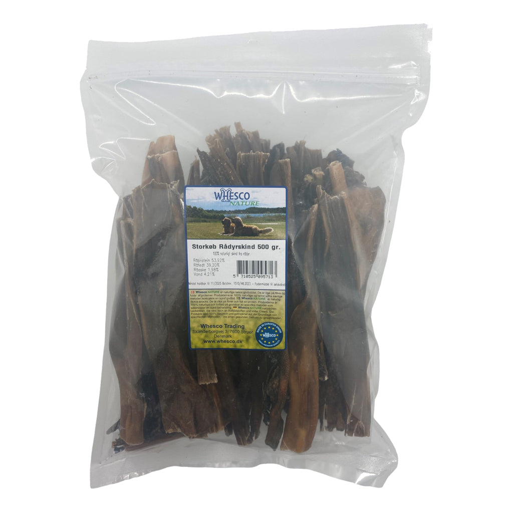 Rådyrskind 100% Naturligt 500g