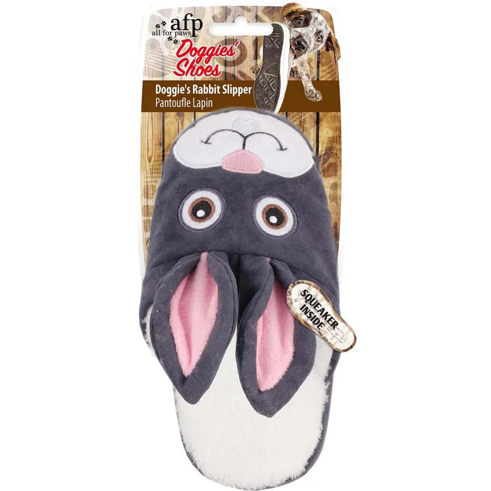 AFP Doggie's Rabbit Slipper – Tyggesko til Hunde (L)