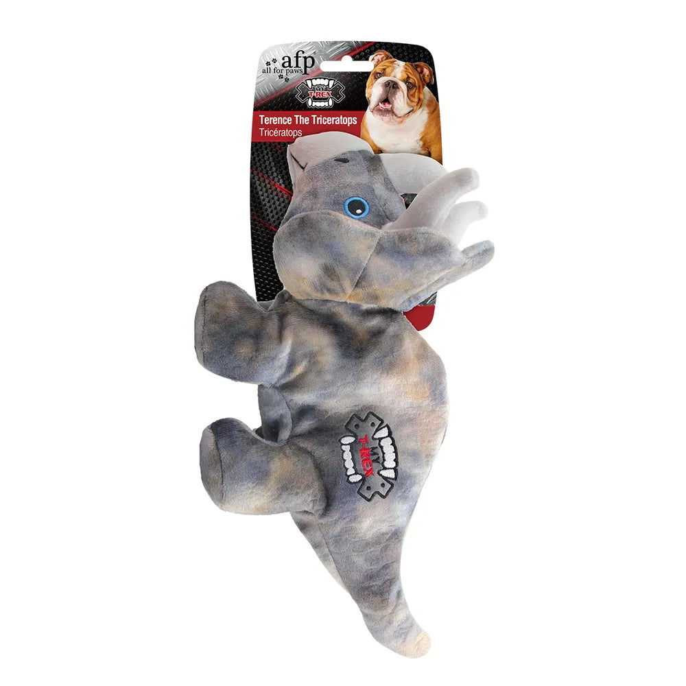 All For Paws My Dinosaur – Terence the Triceratops 28 cm
