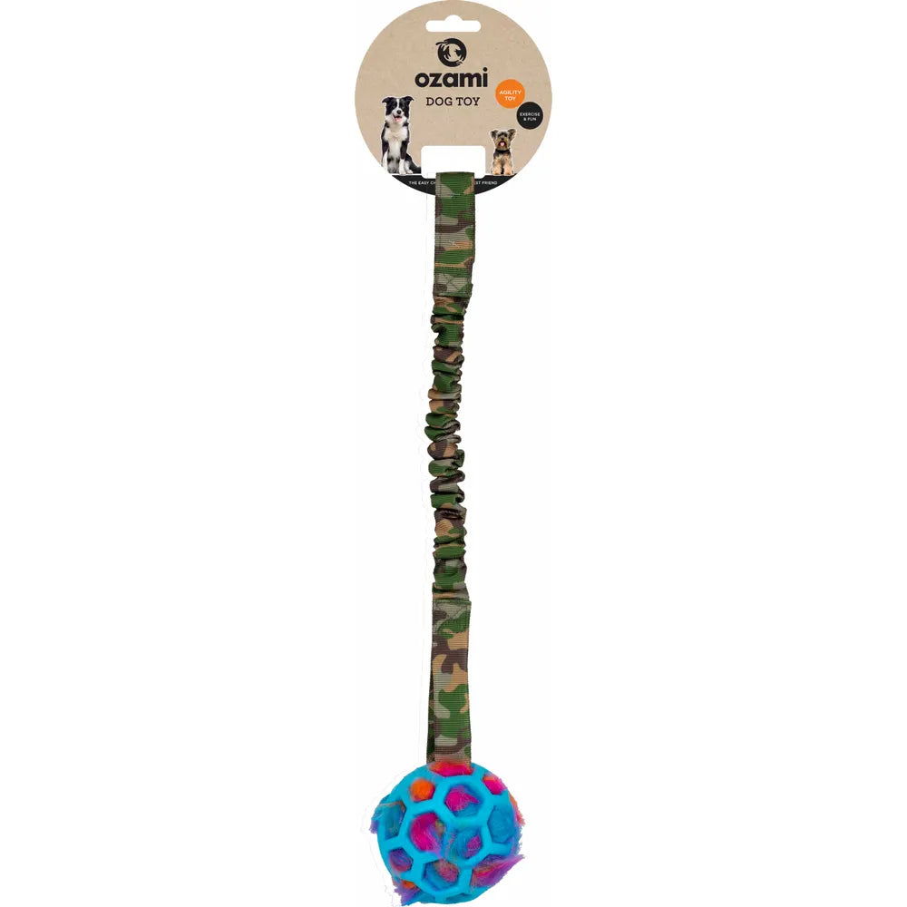 Ozami Play-N-Tug Ball With Crinkle Reen Camo 50 cm