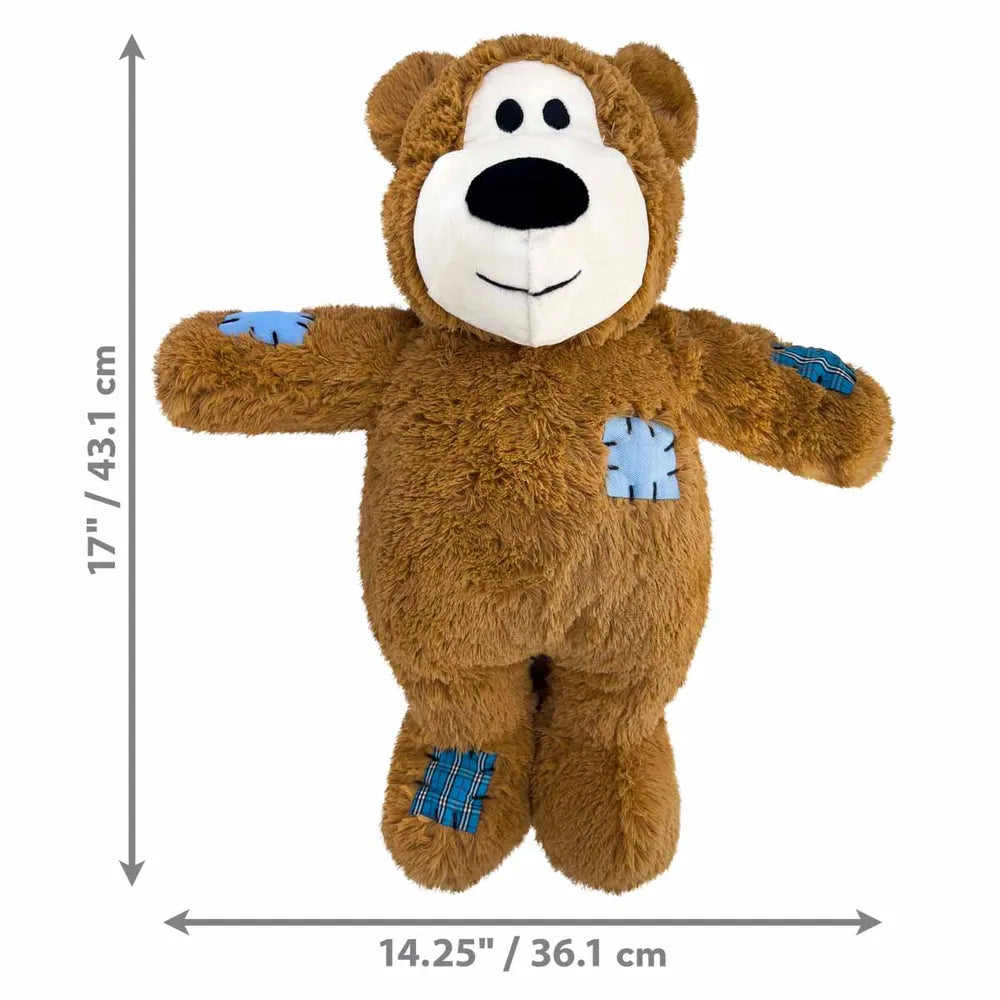 KONG Wild Knots Bear Jumbo XL – Plys Bjørn 46 x 39,5 cm
