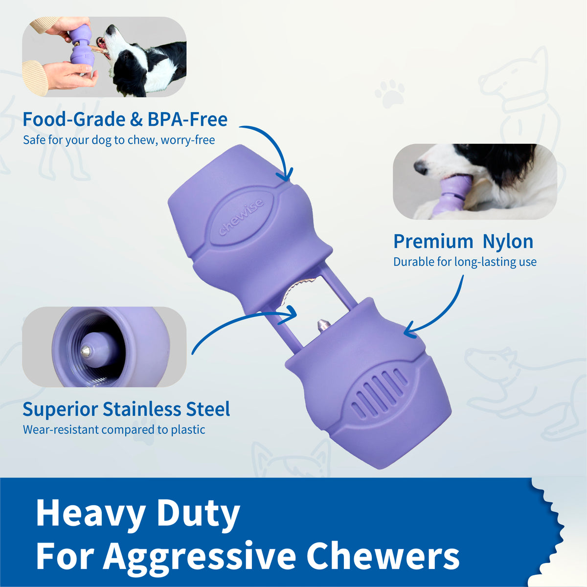 Chewise Snack-Holder X-Large – Lilla