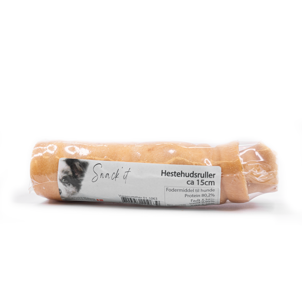 Snack'it Hestehudsruller 15cm i folie