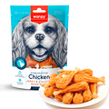 Wanpy Dog Chicken Jerky & Calcium Bone Wrap 100g