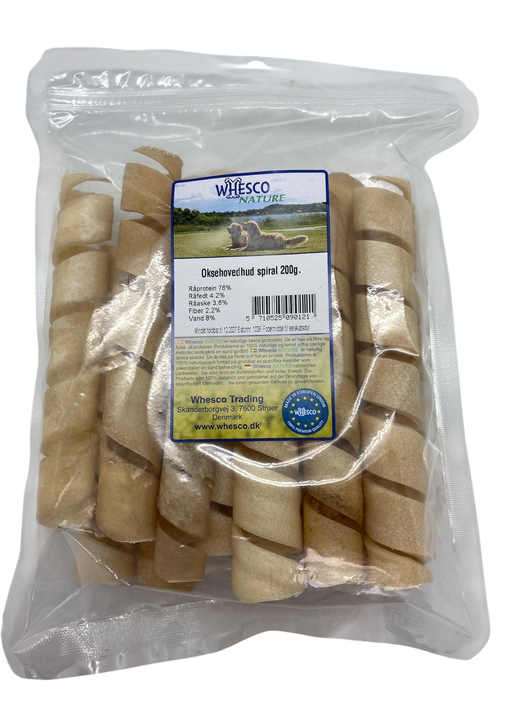 Whesco Oksehovedhud Spiral – 100% Naturligt